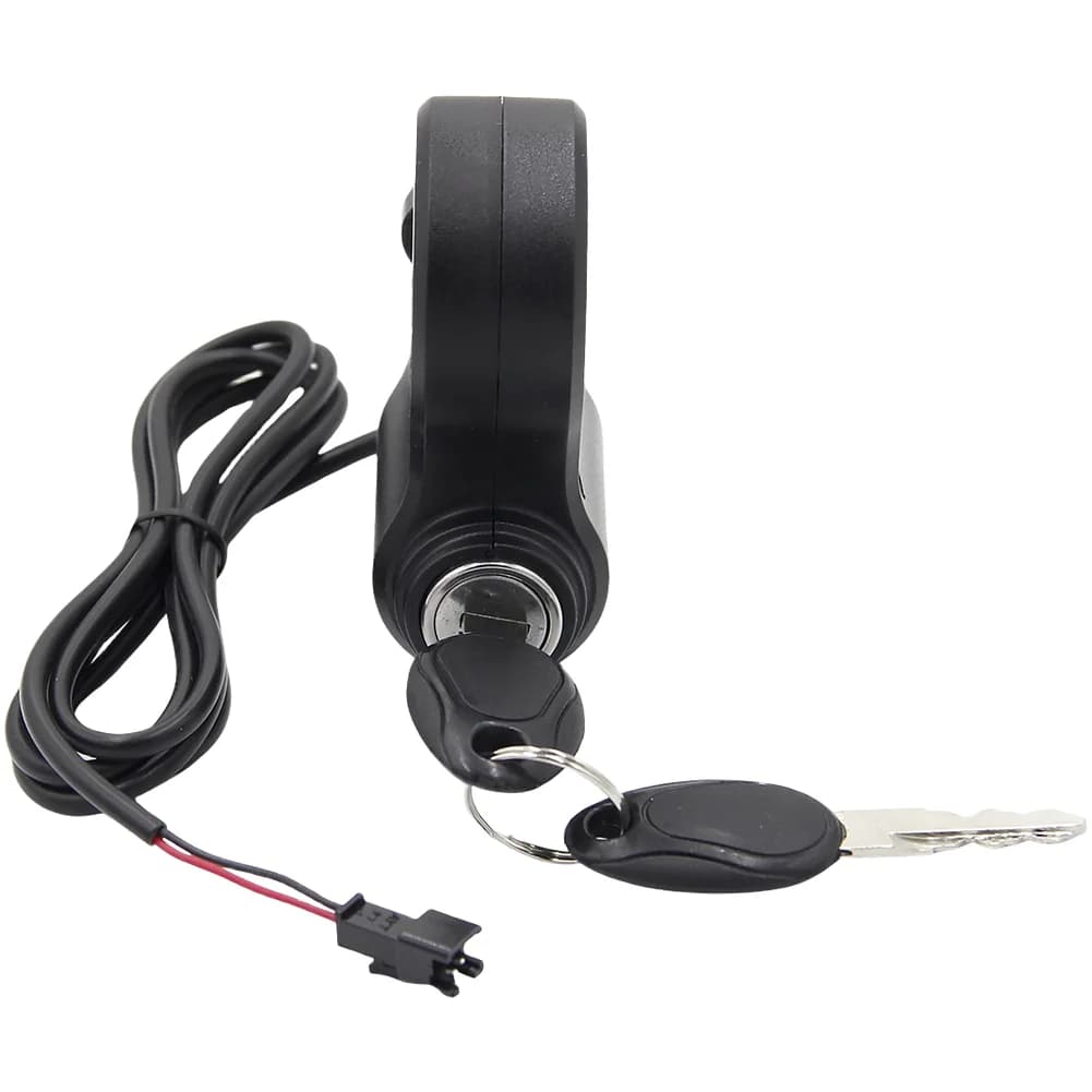 Lightweight Electric Scooter Part Voltage Compatible Switch Key Start Switch Wide Voltage Range Secure Key Operation