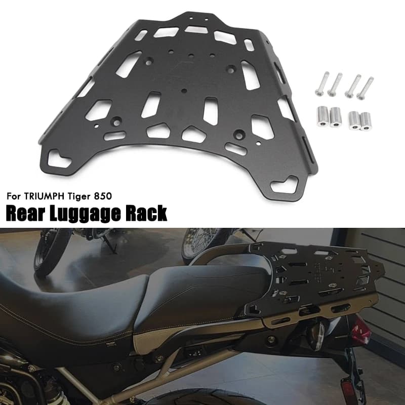 Per TRIUMPH Tiger 850 Sport 900 GT Rally Pro 1200 Explorer 2025 Portapacchi posteriore Cargo Holder Top Box Carrier Staffa per mensola