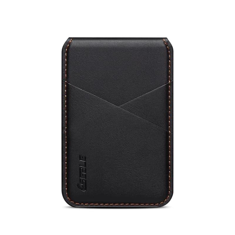Leather Magnetic Phone Card Holder, RFID Anti-Skimming Wallet Compatible For Magsafe Card Holder For iPhone 14 15 16 17 Pro Max