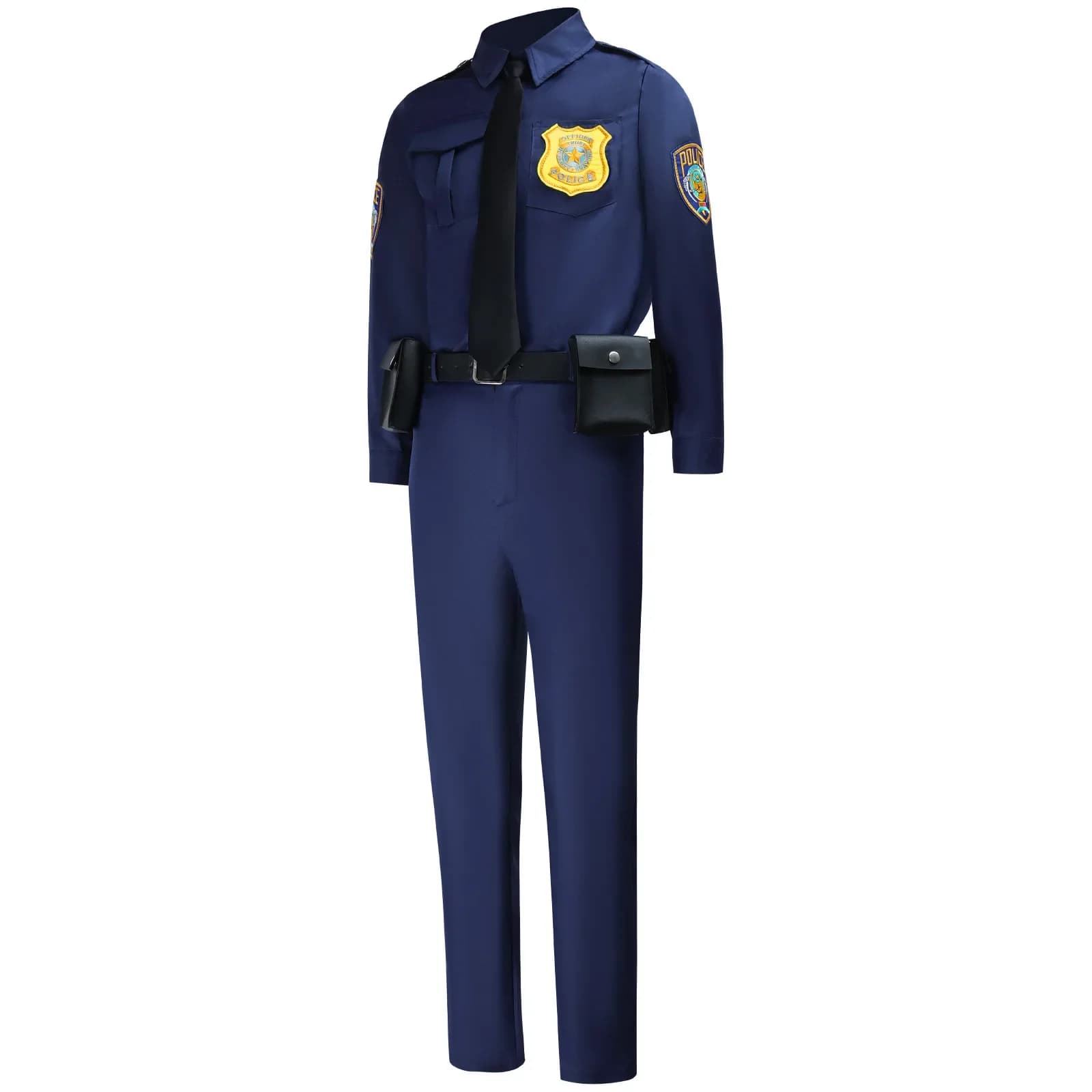Nick Fox Police Officer Cos Suit Role Play Suit Nick Fox Zootopia 2026