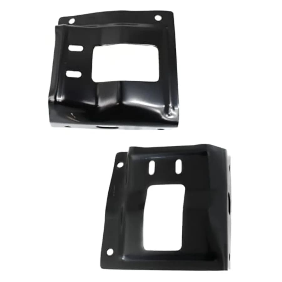 Set di staffe paraurti anteriori destro e sinistro, piastra di montaggio per lato guida e passeggero 13436874 14877864, in plastica nera resistente