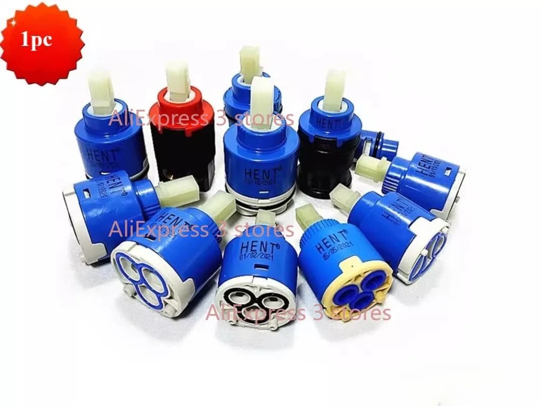 1PC 22mm/35mm/40mm Risparmio idrico Sostituzione Bobina di ceramica Miscelatore acqua Rubinetto Cartuccia Cucina Rubinetto del bagno Sostituisci la parte