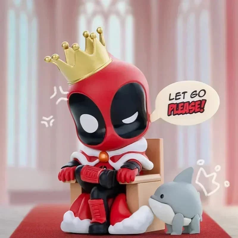POP MART Marvel Deadpool Series Blind Box Guess Bag Decorazione del desktop Modello carino Regalo Ragazza Giocattoli Anime