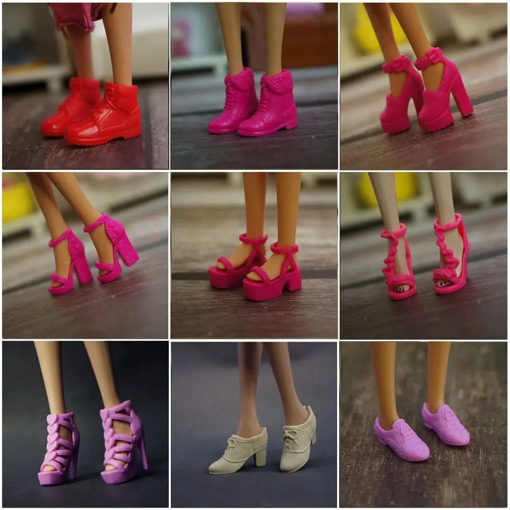39 Styles Foot Length 2.2cm Fashion Long Knees Boots Hero Dolls Boot Accessories Shoes Socks
