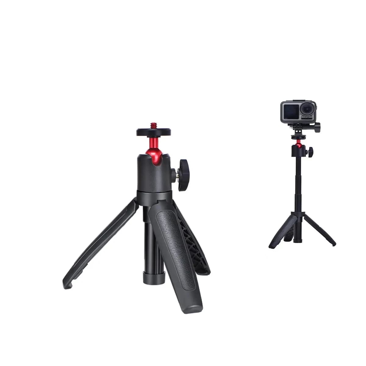 Treppiede con asta di prolunga per DJI OSMO Mini Selfie Stick Treppiede con impugnatura Tasca con impugnatura 2 / 3 GoPro Insta360 Action Camera