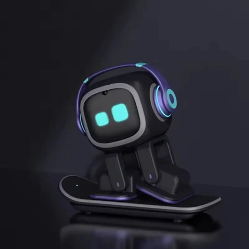 Robot da Scrivania AI 2026EOM | Robot AI Intelligente con Telecamera per Monitoraggio Remoto e Dialogo Vocale, Compagno per Bambini con Intelligenza Artificiale