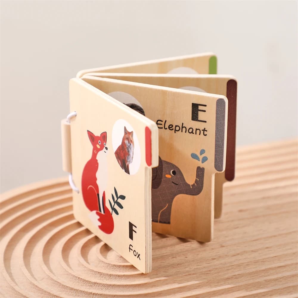 Giocattolo Montessori in legno per bambini Giocattolo caleidoscopio Arcobaleno colorato Fotocamera Bambini in legno Bambini che imparano i regali di giochi educativi precoci