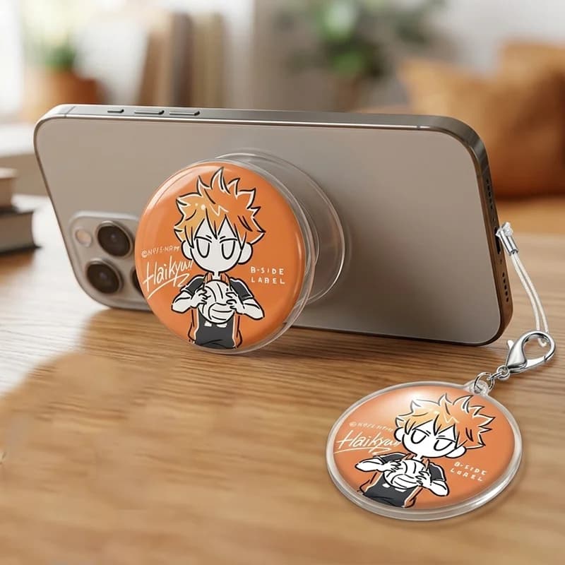 Haikyuu!! Phone Airbag Stand Accessory Pendant Keychain Hinata Shoyo Tobio Kageyama Daichi Sawamura Acrylic Double Sided Gift