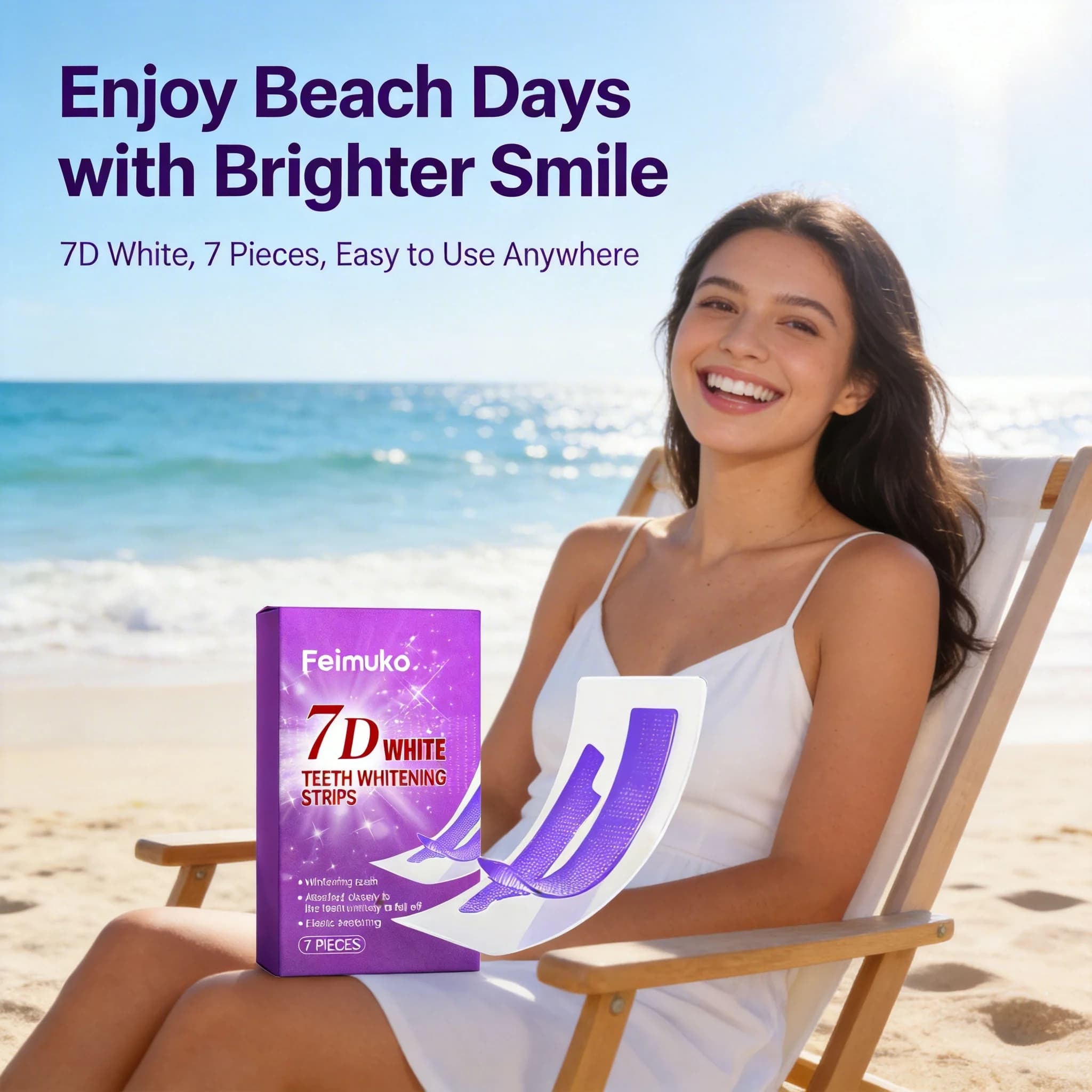 Whitening Strips for Denti Viola, Rimuovono Placca and Macchie, Improve the yellowing, Refresh the breath, Patch Whitenings for teeth