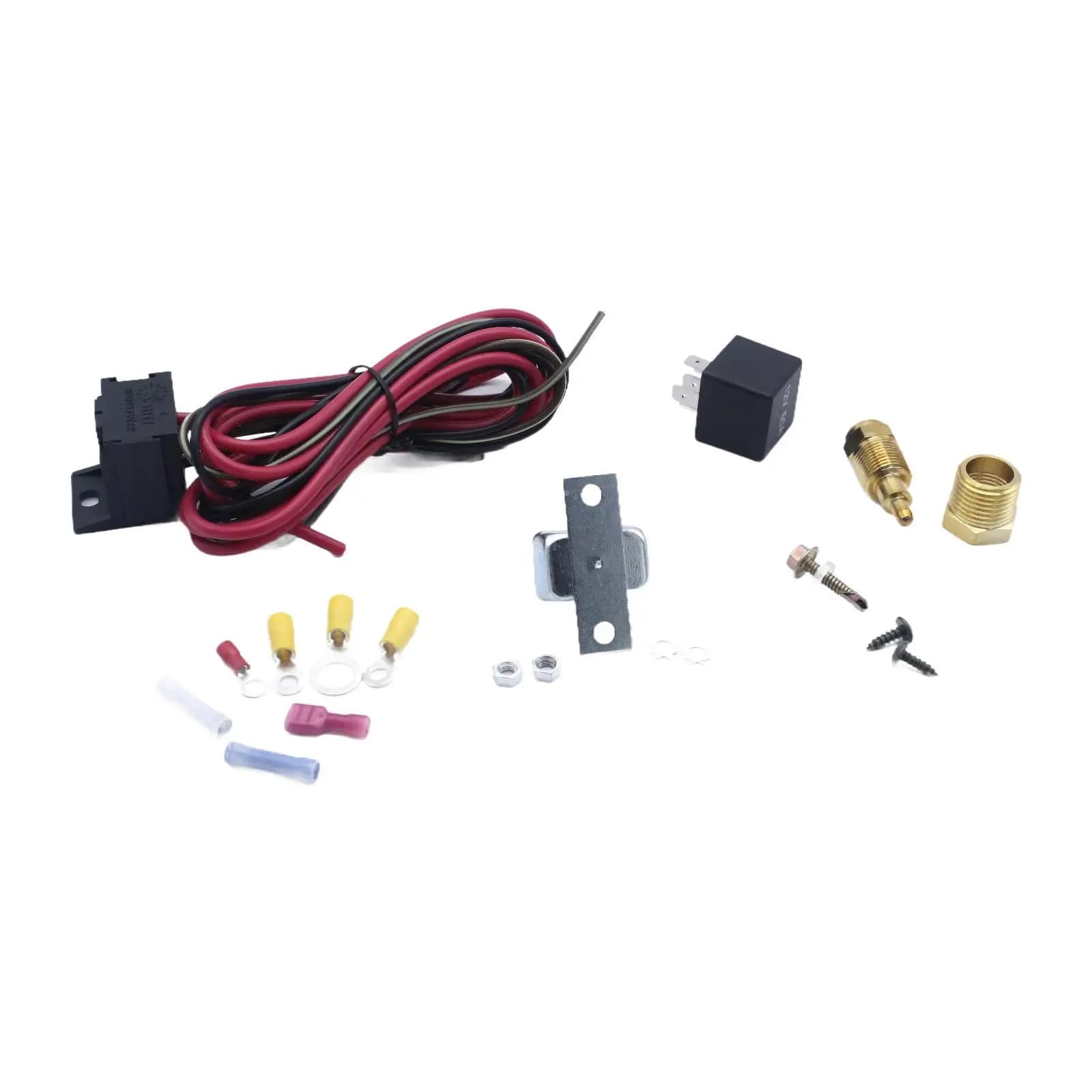 Kit termostato ventola di raffreddamento elettrica Kit relè da 60 A, interruttore temperatura