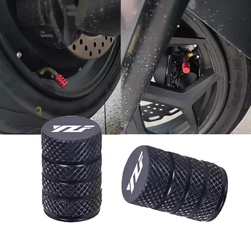 for Yamaha YZF R3 R25 R6 R1 R125 250 2013-2021 Motorcycle CNC Aluminum Wheel Tire Valve Stem Caps Wheel Stem Cap Dustproof Cover