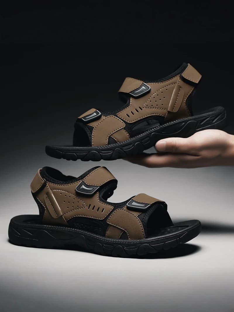 Sandali da Lavoro Stile Romano da Uomo, Ciabatte Estive da Esterno per Guida e Spiaggia, Sportive Casual per Adolescenti, in Materiale EVA con Suola in Gomma