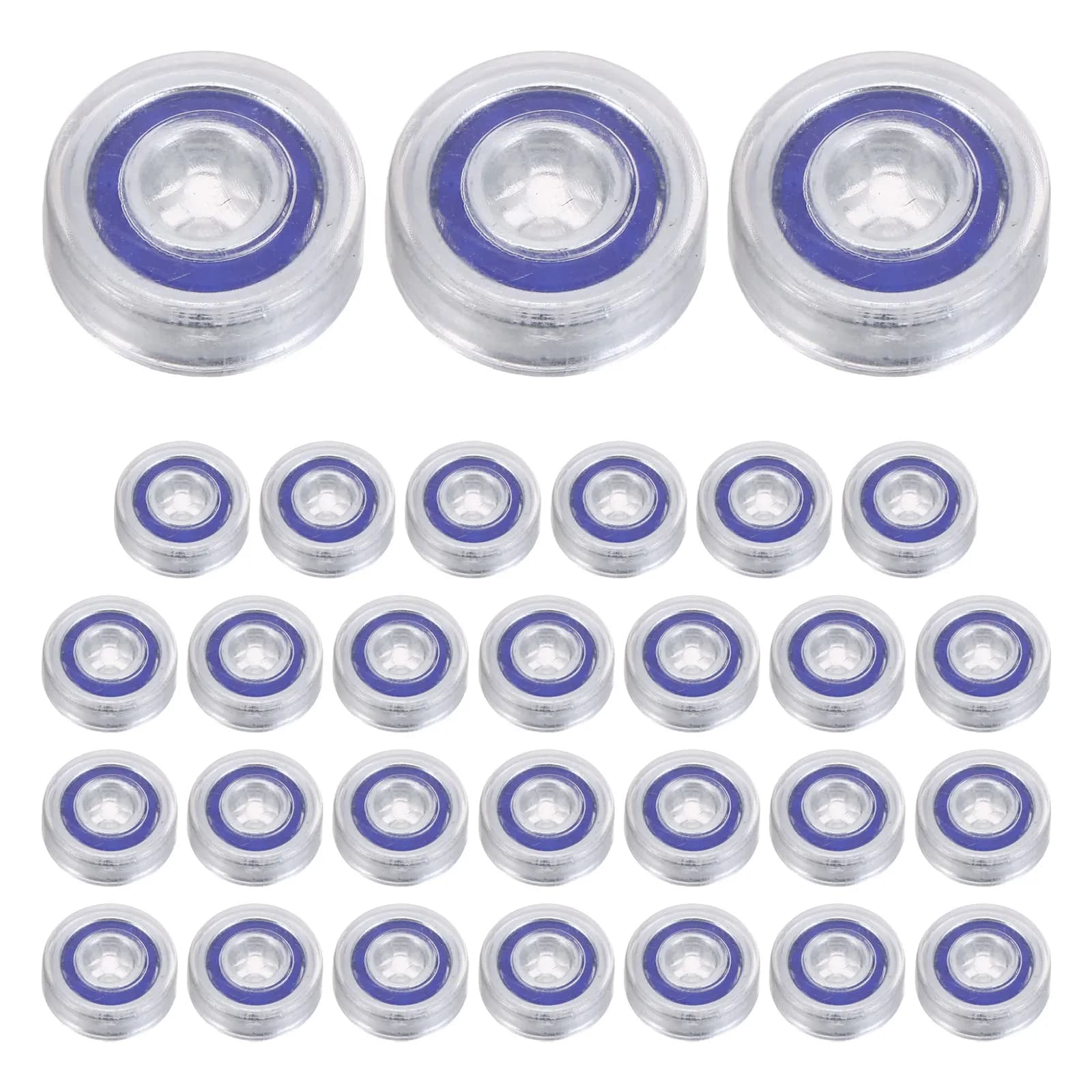 30Pcs Rotary Bearing for Crafts High Precision Deep Groove Ball Bearing Smooth Rotation DIY Fidget Spinner Jewelry Hair Clips