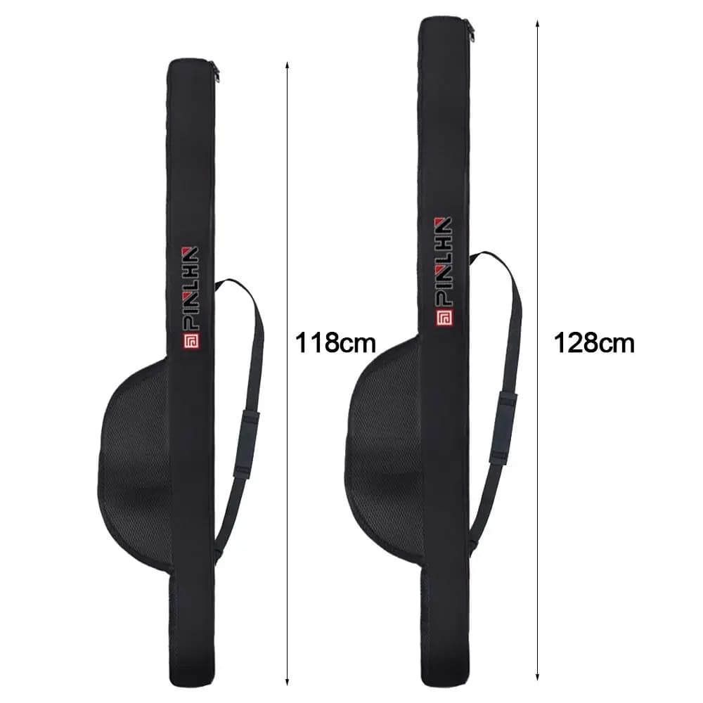 New Portable Fishing Cane Bag with Shoulder Strap 118/128cm, Folding Case for Canna and Mulinello