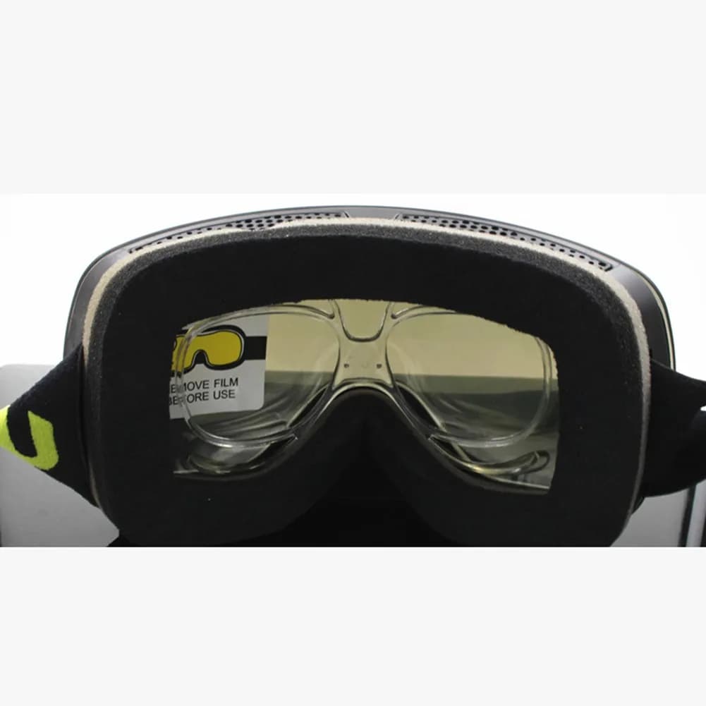 Occhiali da sci trasparenti Inserto per occhiali da sci Adattatore ottico Telaio da prescrizione flessibile per snowboard Sport invernali Accessori per occhiali da sci
