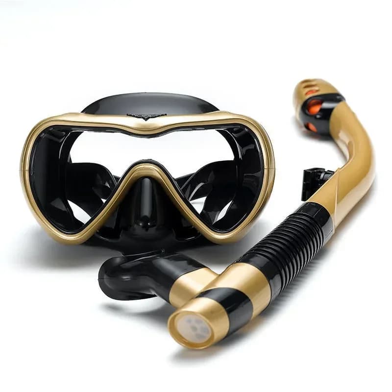 Fully dry professional anti-suffoking nose mask Swimwear with big frame Adult snorkeling suit Learn to swim Silicone