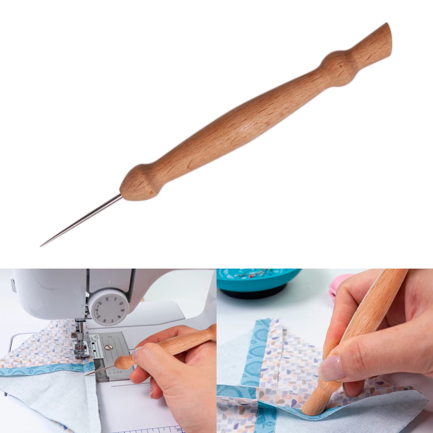 Strumento per stiletto e pressatura Posizionamento di precisione Punteruolo antigraffio Comodo posizionamento di precisione Scratch & Punteruolo Cucito Cucitura portatile