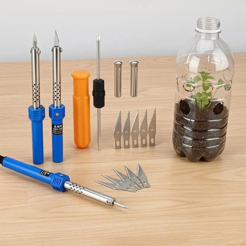 1/3/8/9Pcs/set Electric Hot Knife Cutter Tool Kit With Soldering Iron For Carving Plastic Vinyl US EU Plug