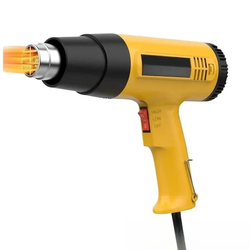 Heat gun Temperature control and temperature change Handheld plastic welding gun 1800W film baking gun DL5318