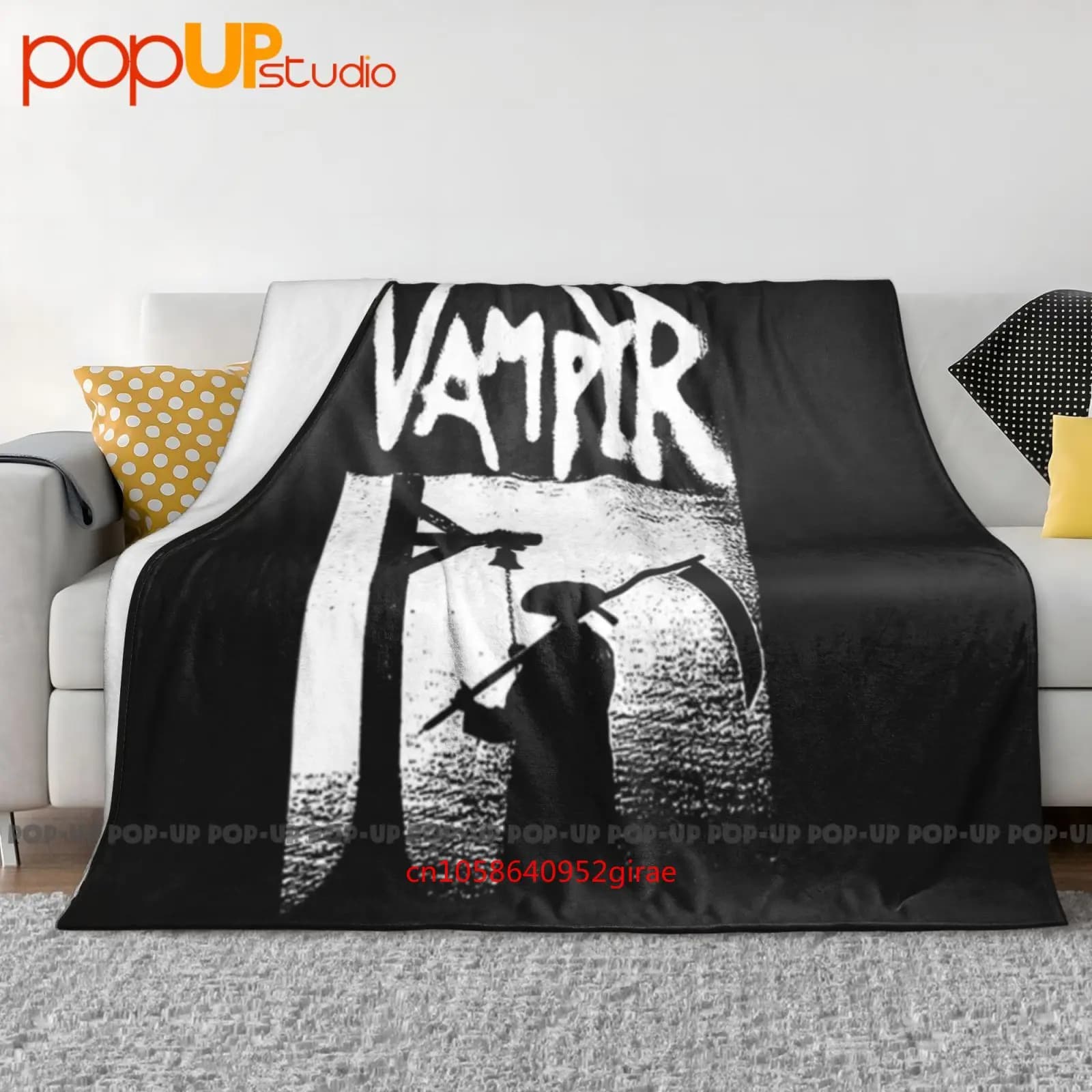 Vampyr Vampire Count Dracula Coperta ultra morbida silenziosa Trapunta Copridivano invernale Copriletto