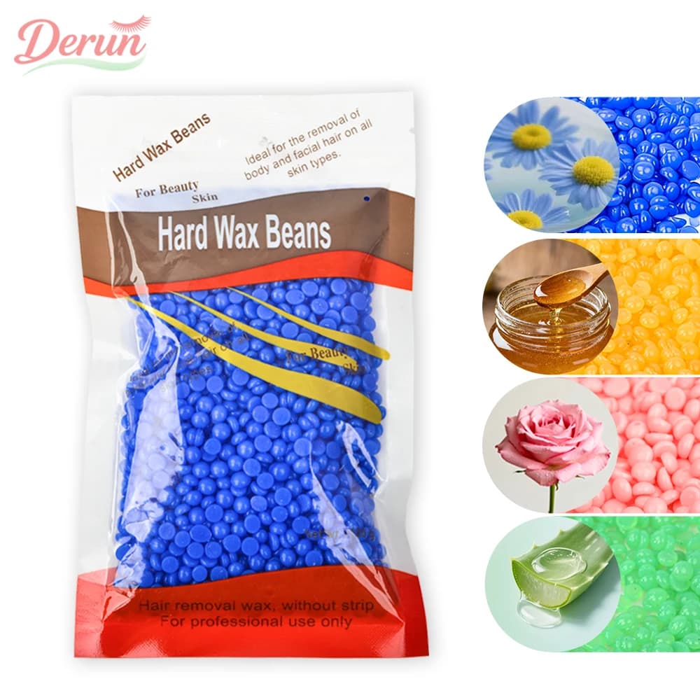 50g Fagioli di cera per ceretta dura brazilian Fast wax machine Piston hot film for removal of body hair Beans Unisex Hair Removal