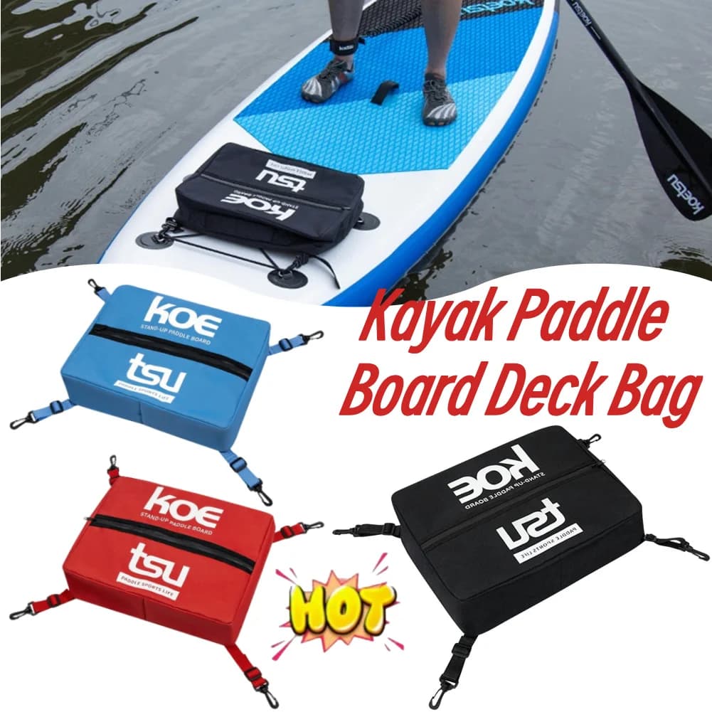 Borsa portaoggetti portatile per stand up paddle con cerniera sigillata Borsa leggera per alimenti da surf con attrezzatura con fibbia di fissaggio