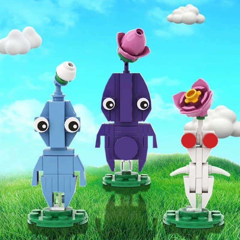 Set di mini creature, puzzle 3D ibrido Fantasy Plant, regalo creativo in microscala per adolescenti e adulti