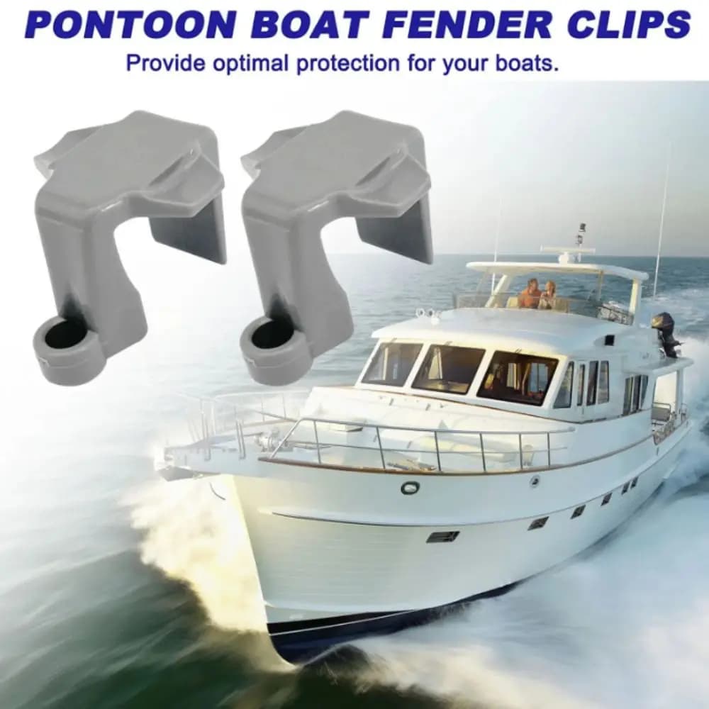 UV Resistant Boat Marine Bumper Black Nylon Sturdy Design Hanger Rope Hook Square Rails Secure Fit Boat Mudguard Hangers