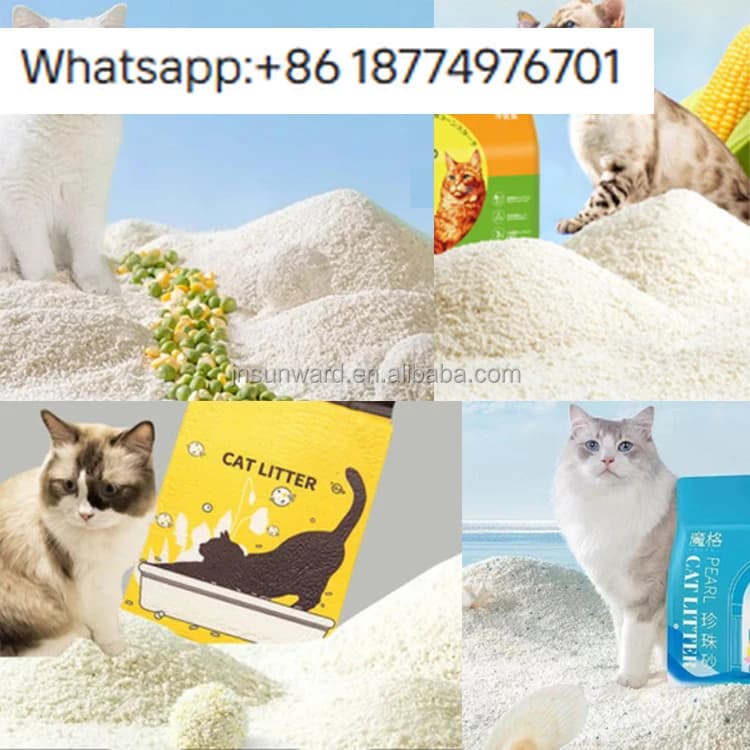 Macchina Estrusore per Lettiera per Gatti in Amido di Tapioca, Produttore di Linee di Estrusione per Lettiera in Cassava, Macchinari e Attrezzature