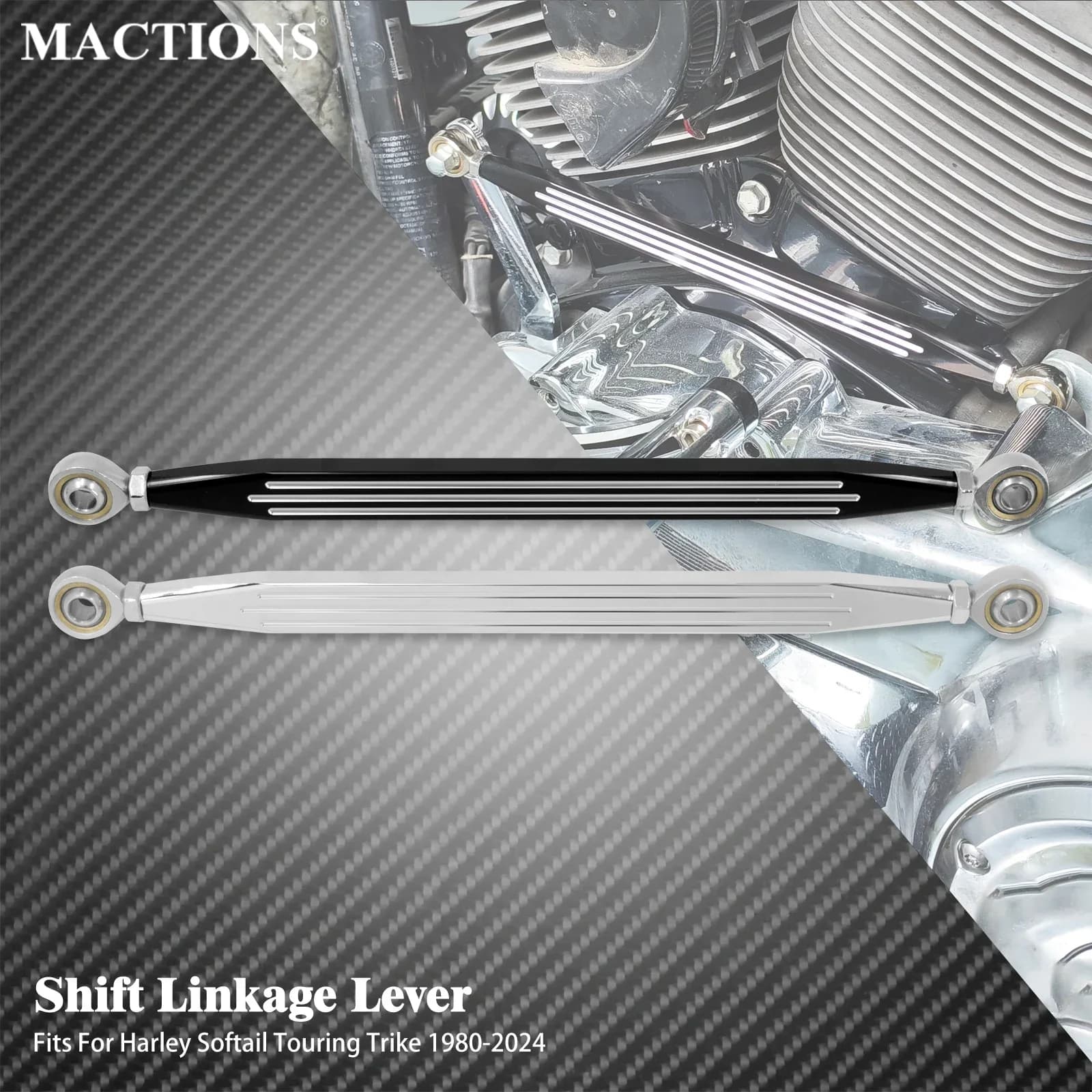 Moto Leva di Collegamento Del Cambio Copertura Del Cambio Per Harley Touring Electra Road Glide FLHTC FLHXSE CVO Softail Fat Boy 1980-2024