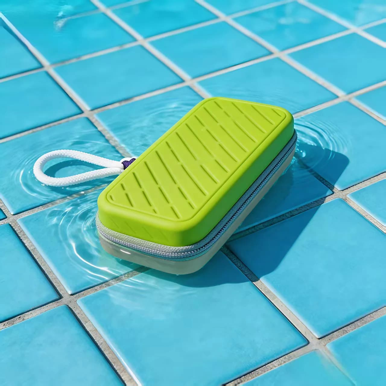 Scatola rettangolare per occhialini da nuoto, resistente alla pressione e impermeabile, in silicone, un accessorio indispensabile per il nuoto e i viaggi