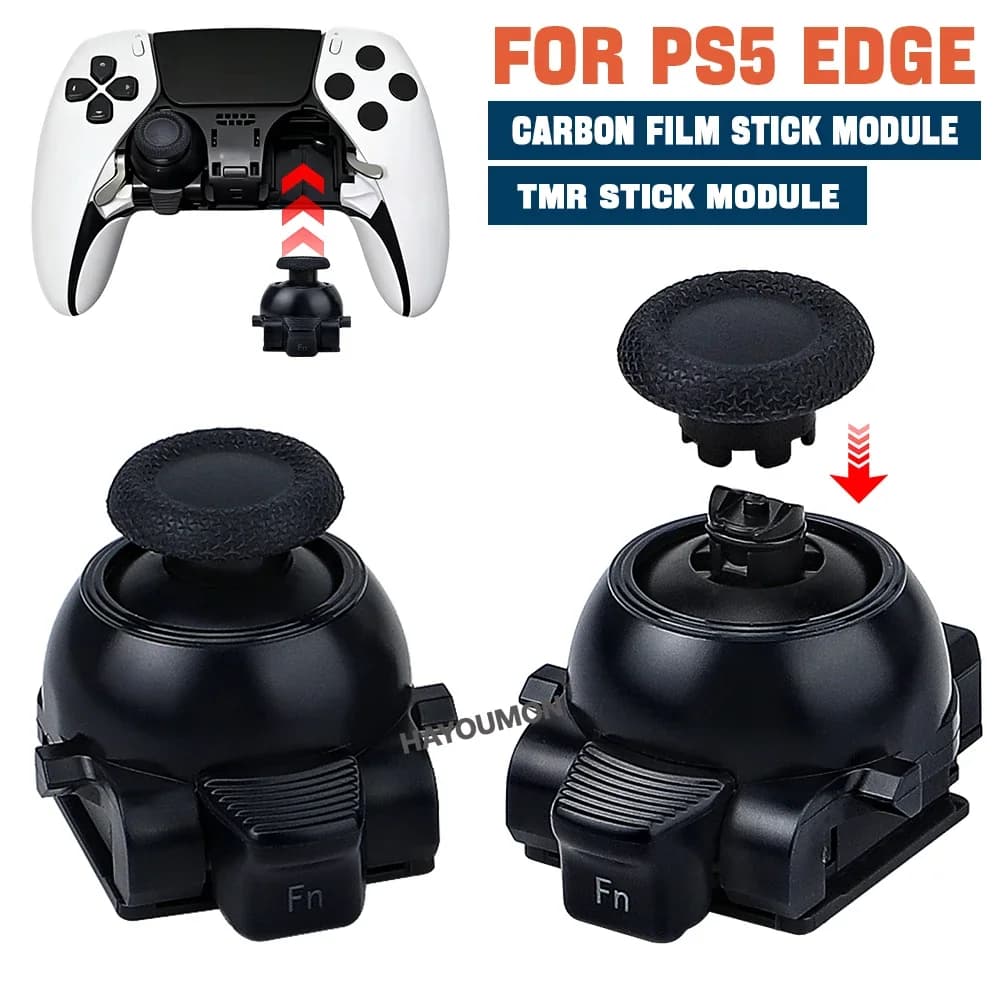 Replacement Thumbstick Module Stick Repair Part Analog Carbon Film Model for PS5 Edge Wireless Controller Joystick Accessories