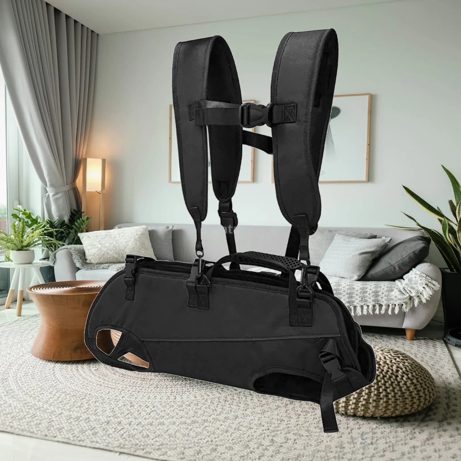 Dog Backpack Carrier Padded Pet Carrier Backpack Soft-Sided Bag for Travel,