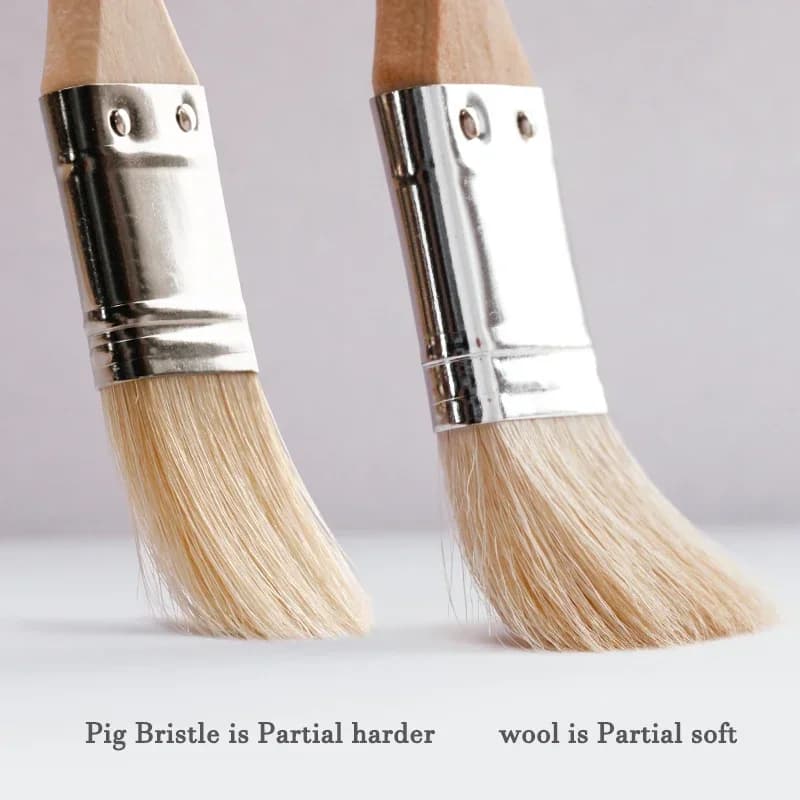 Gouache brush oil painting Acrylic pigment Bristle/wool hair brush pen Long handle scrubbing brush art watercolor hand-painted