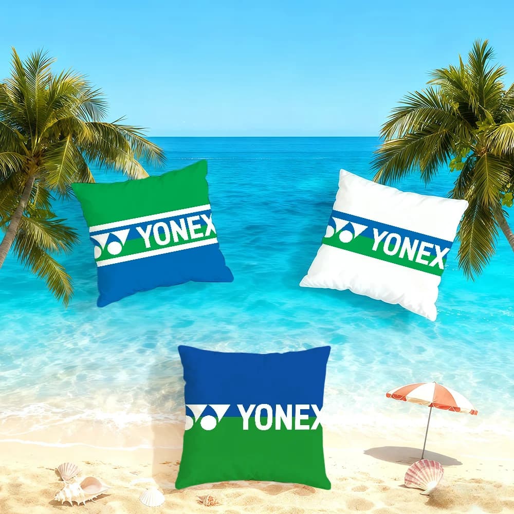Fashion Logo Y-YONEX-ES cushion cover Home Bedding Sofa living Room pillowcase Simple Soft Skin Cushion Cover Party Gift