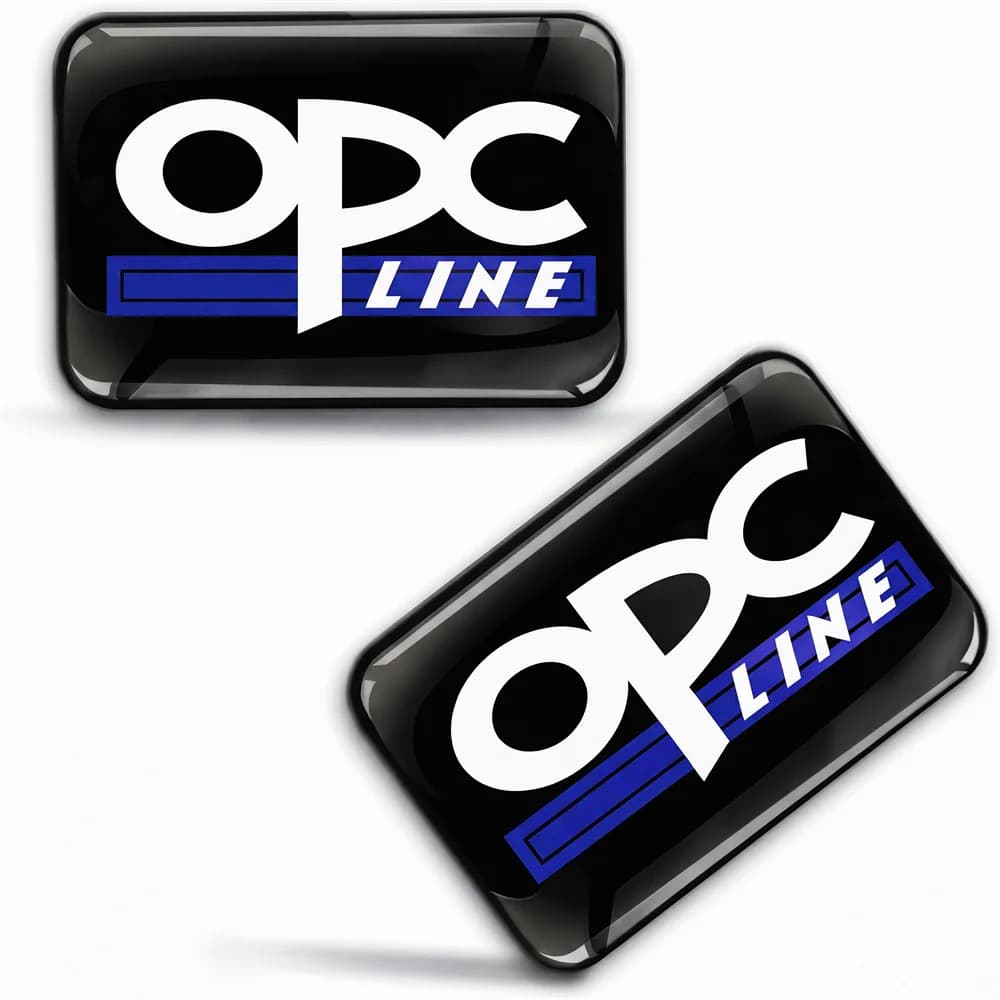 Car Stickers OPC LINE Automotive Badge Emblem Decals for Opel Vehicles Additions Car Motorcycle helmet Mobile phone, suitcase