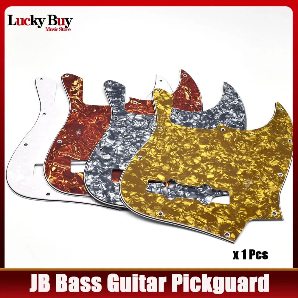 10 fori JB Bass Pickguard Pick Guards piastra antigraffio per basso Jazz Standard per accessori per chitarra in PVC JB 3Ply