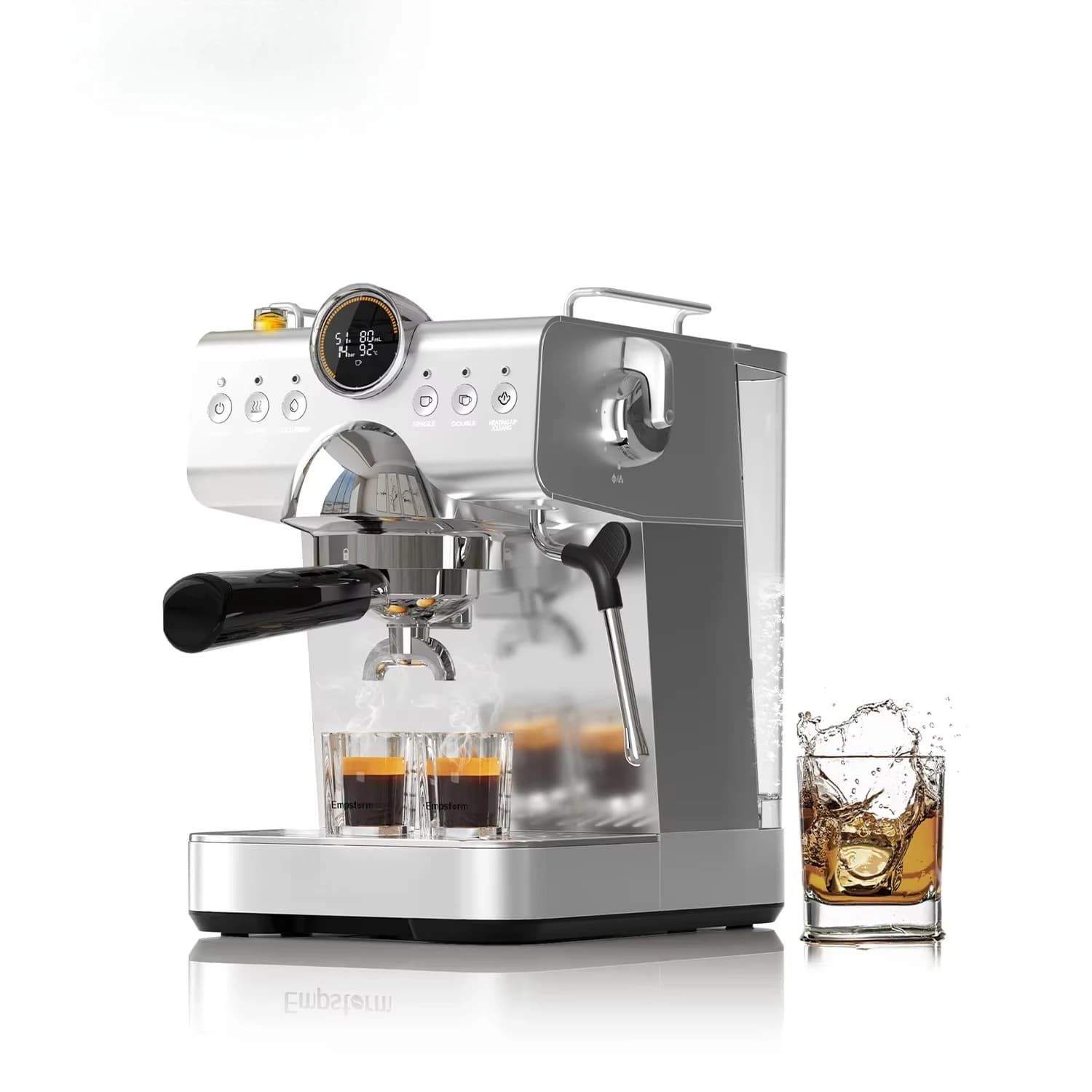 Empstorm CB1 Coffee maker 3 in 1 from 20 bar for milk, cappuccino and espresso with whipped