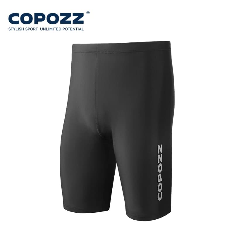 COPOZZ Costume da bagno da uomo taglie forti Pantaloncini lunghi fino al ginocchio Costume da bagno da allenamento per surf competitivo Maschile Anti-imbarazzo ad asciugatura rapida