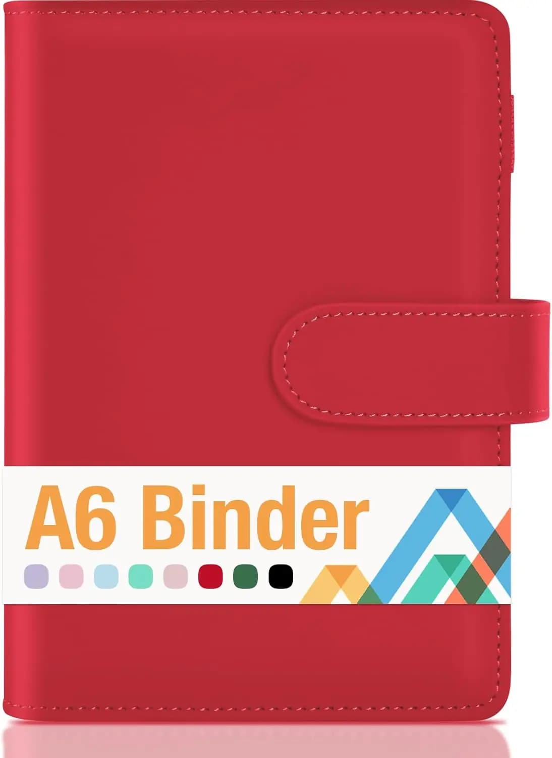 Agenda A6 in Pelle PU con 6 Anelli, Ricaricabile, Copertina per Organizer Personale con Chiusura Magnetica