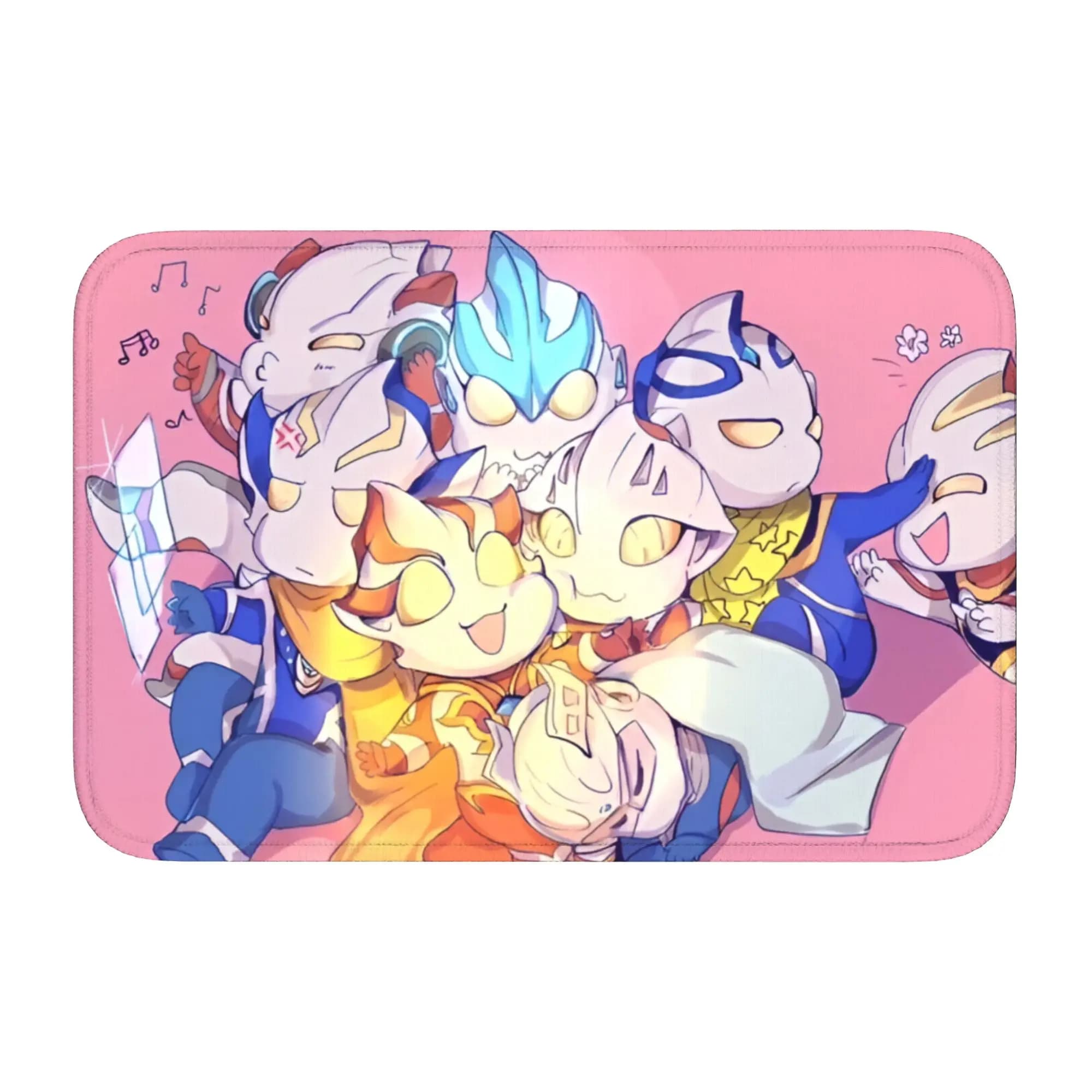Tappetino Personalizzato Ultramanes Anime Antiscivolo per Bagno, Cucina, Soggiorno, Ingresso, Tappeto per Pavimento