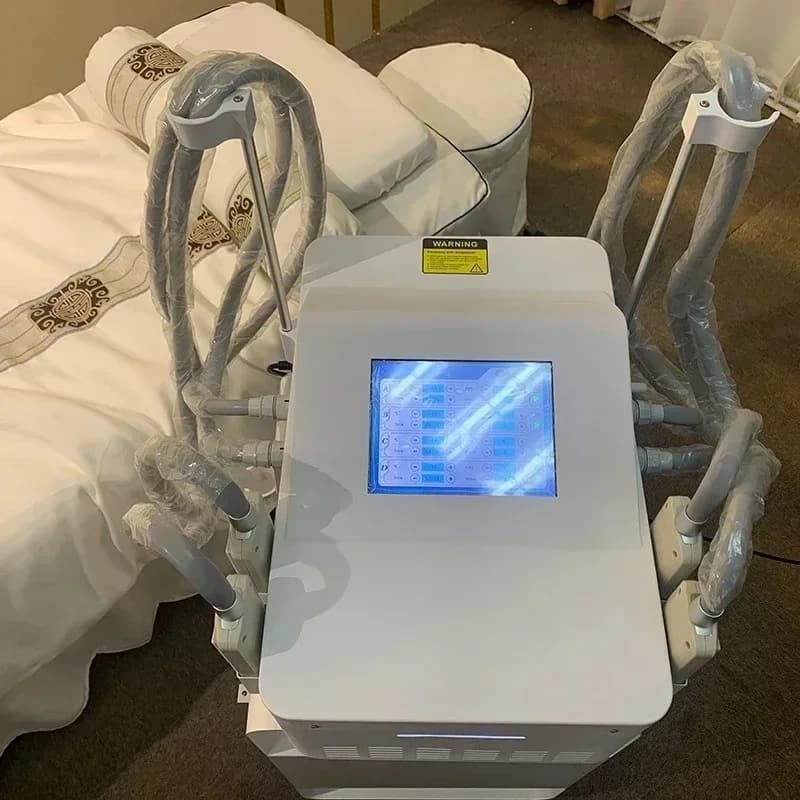 Non-invasive Cyro EMS 4 refreshing bearings cellulite removal fat freezing plate for weight loss with EMSlim SPA home beauty machine