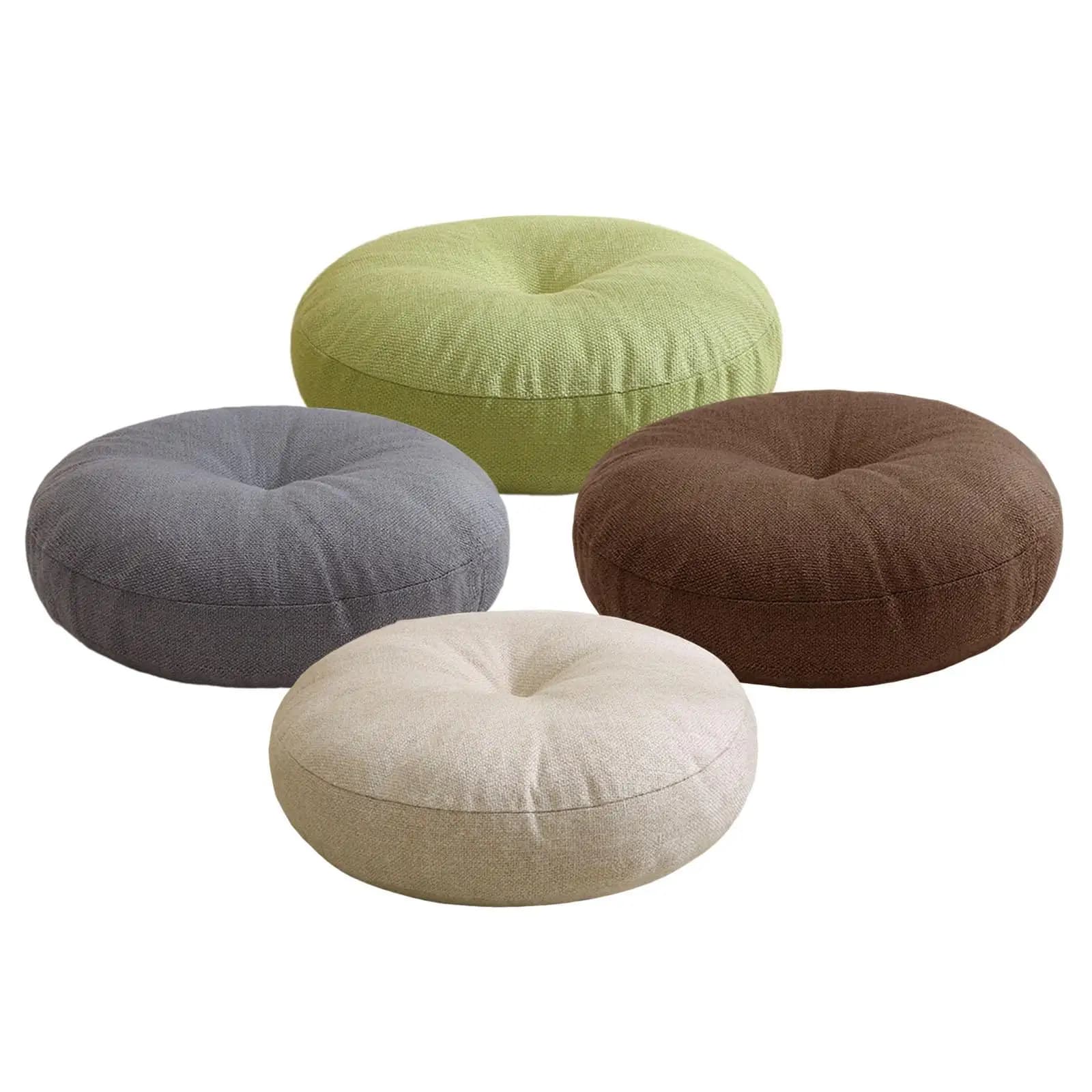 Large Floor Cushion Pillow Circle Seat Pad for Lounge Chair Garden Sofa Meditation Bedroom