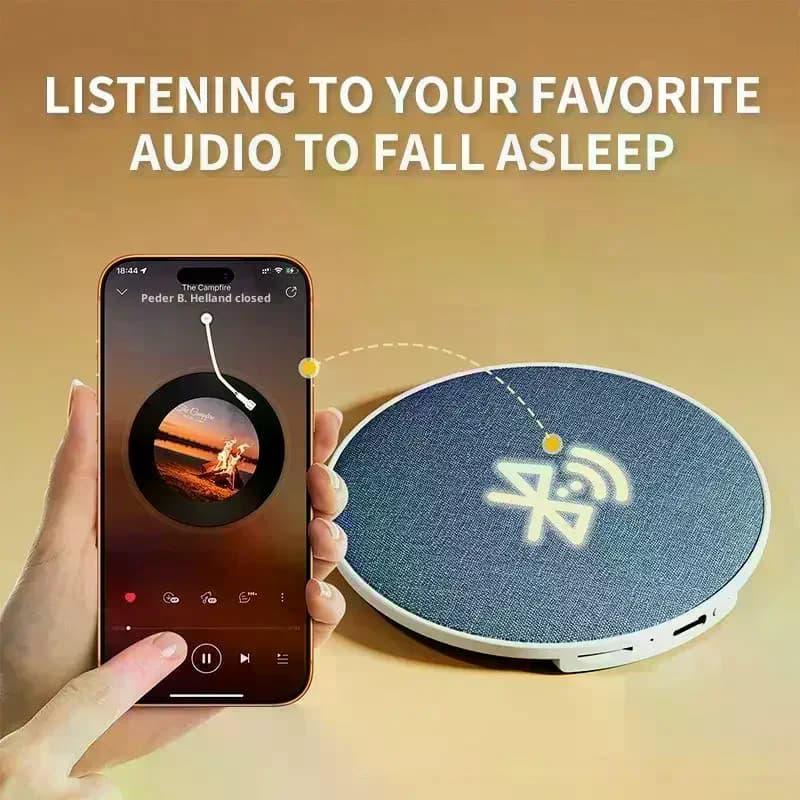 Relaxation Under Pillow Sleep Speaker Ultra Slim HiFi Noise Reduction Bone Conduction Sound Machine For Deep Sleep 2026 New