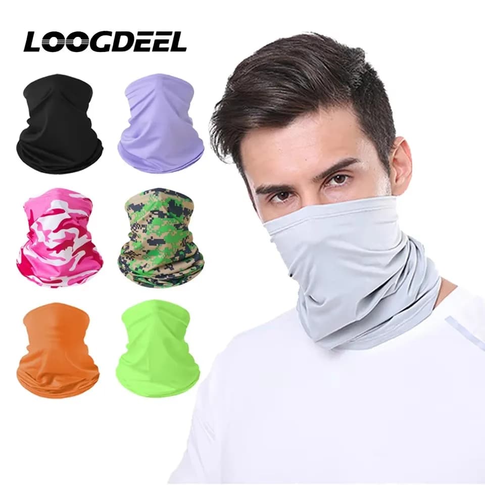 LOOGDEEL Solar Protection for the Hill, Moto Spring/Summer Cover, Magical Sports Bandana, Integral Mask for Cycling, Ice Silk for Exterior