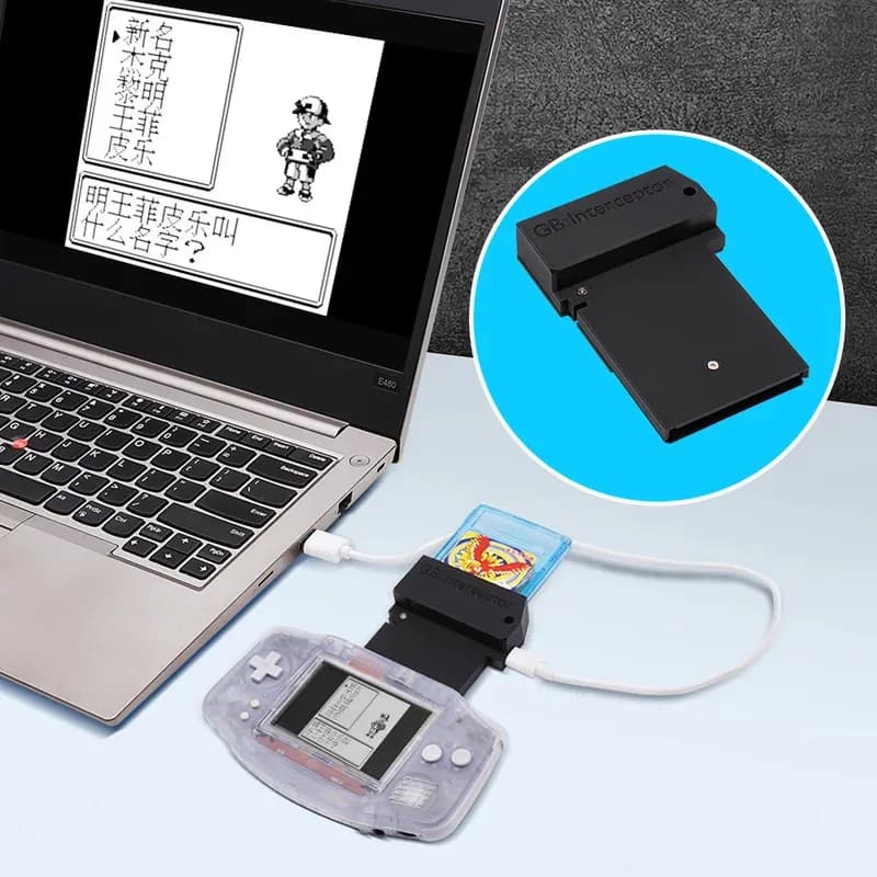 Scheda di acquisizione gioco per Gameboy GB per Nintendo Color per Gameboy Advance Interceptor per GBA SP GBC GBP