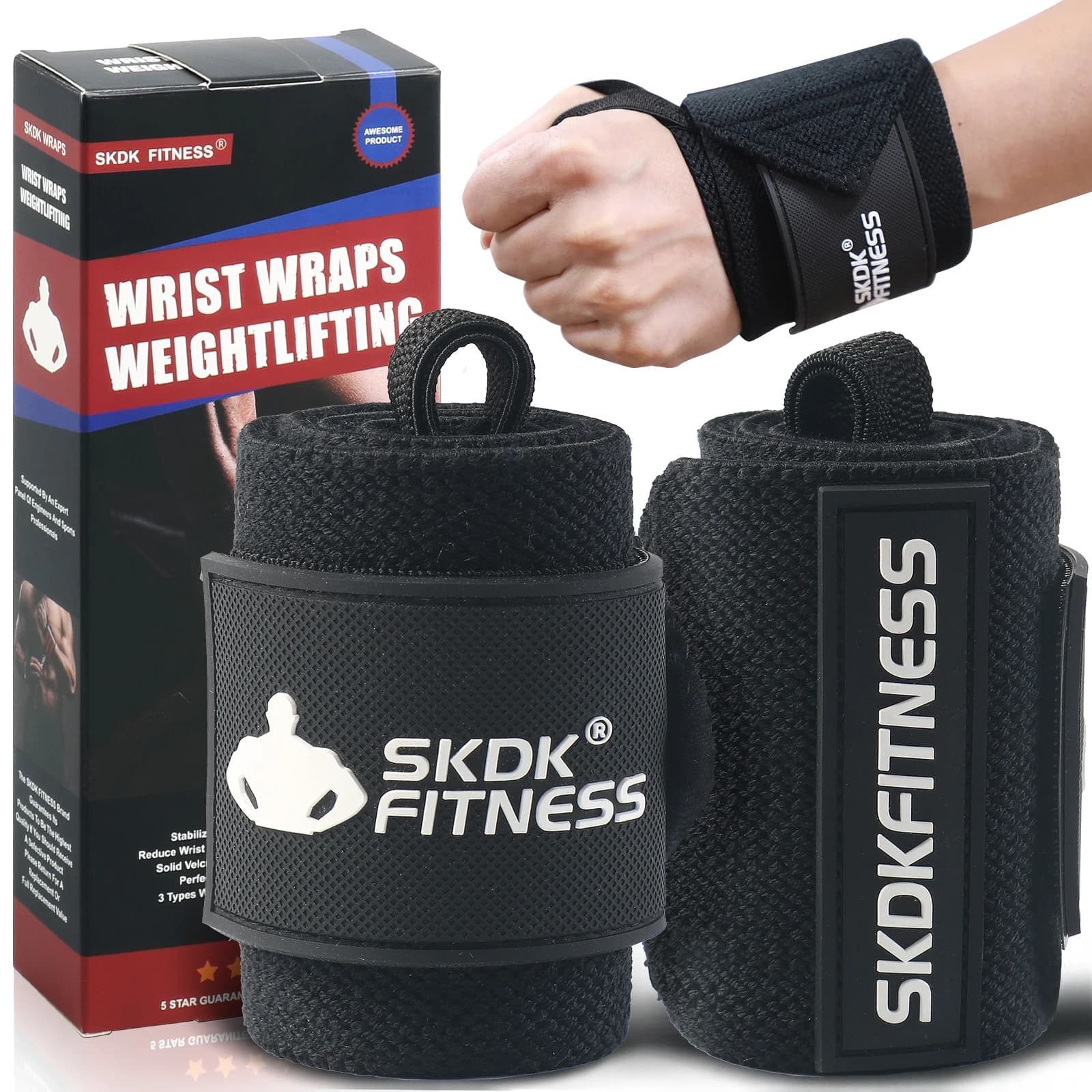 Weightlifting Knee Sleeve Hand-Bar Gym Fitness Sport Sweater Pull-up Weightlift Gloves Wrist for Durable Training