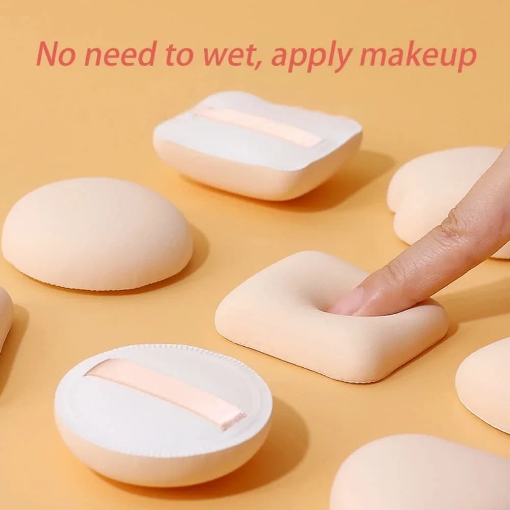3Pcs Sponge Cushion Puff Soft CuteDry Makeup Puff Set Combined Wet Cosmetic Foundation Cream Blender Makeup Tools Accessories