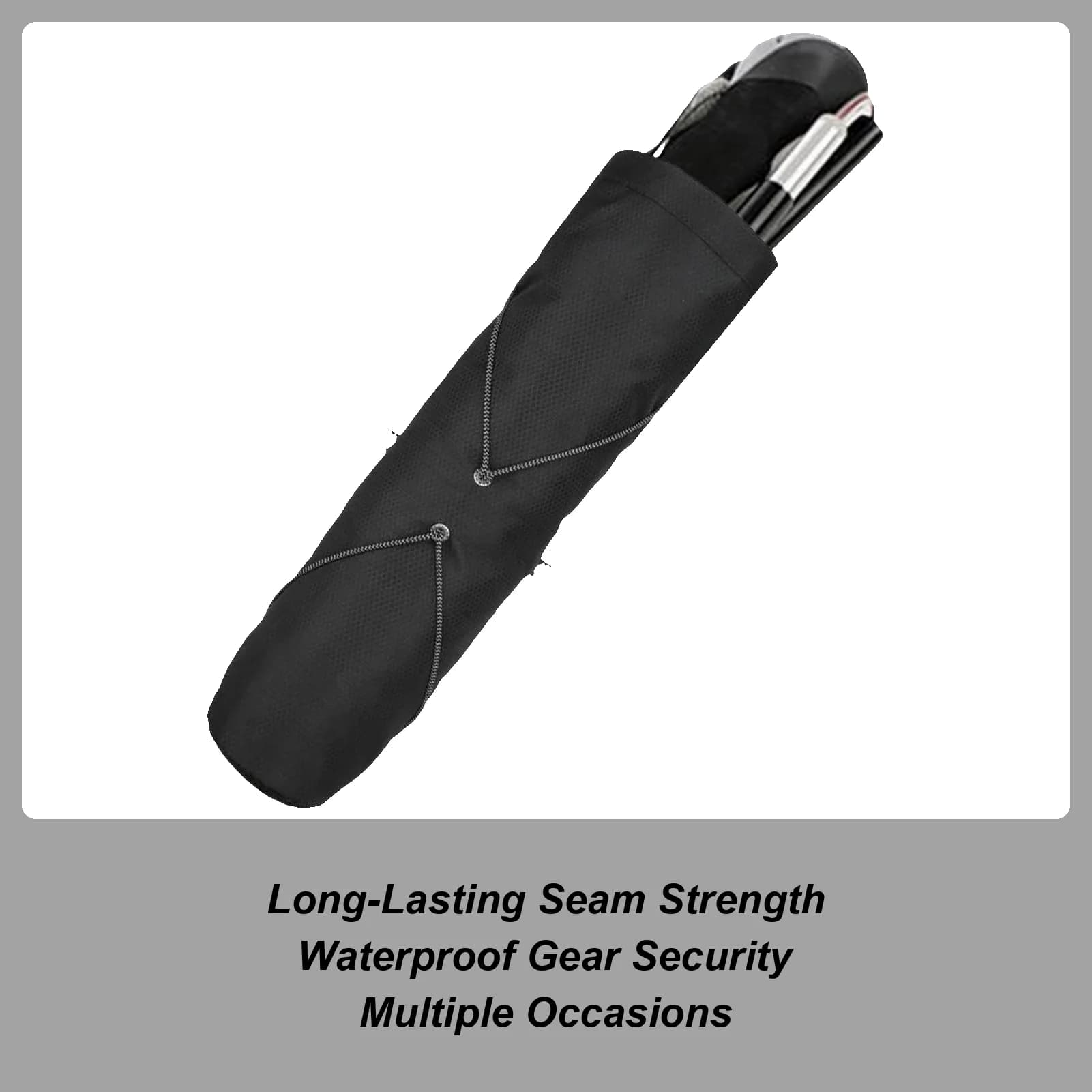 Light Portable Handbag for Trekking Sticks Accessories for Walking Sticks Package Alpenstock Folding Trekking Accessories Black.