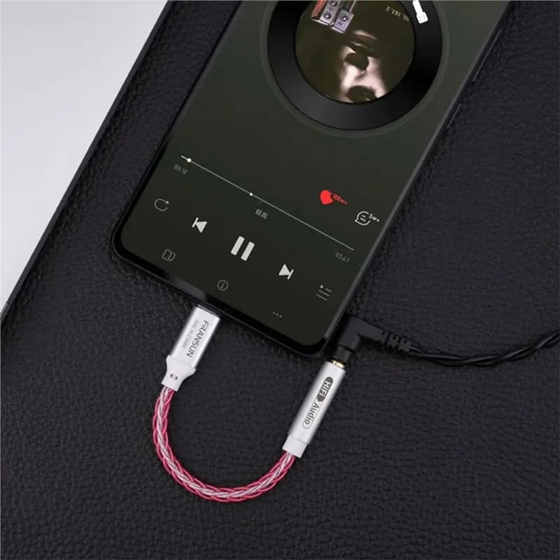 [EYEL!NUOVO!】 Adattatore audio digitale DAC ALC5686 32 bit/384 kHz, cavo di interfaccia per decodifica cuffie da USB-C a 3,5 mm